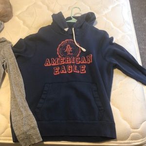 Two American eagle hoodies. Both size medium.